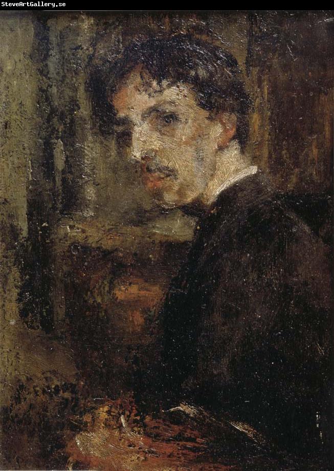 James Ensor Self-Portrait,Called The Little Head